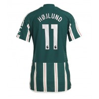Manchester United Rasmus Hojlund #11 Vonkajší Ženy futbalový dres 2023-24 Krátky Rukáv